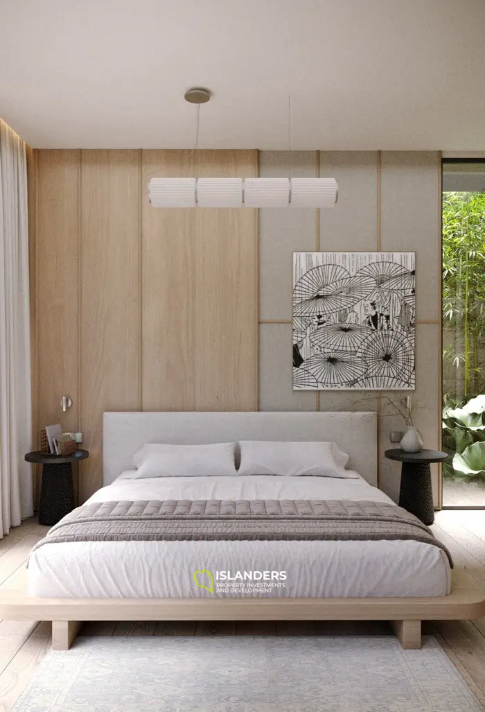 satori 1 Premium 2-Zimmer-Wohnung zu verkaufen in Bali, Tabanan mit atemberaubendem Flussblick