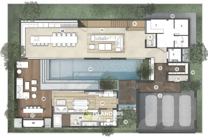 लक्ज़री 5-बेडरूम टाइप A केवल 5 विला बांग ताओ