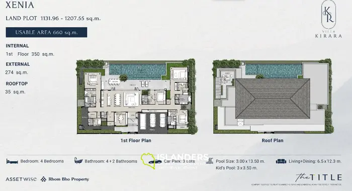  4-Bedroom Villa Xenia for Sale in Bang Tao  Phuket