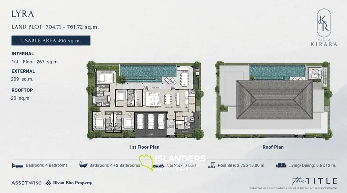 4-Bedroom Villa Lyra for Sale in Bang Tao  Phuket