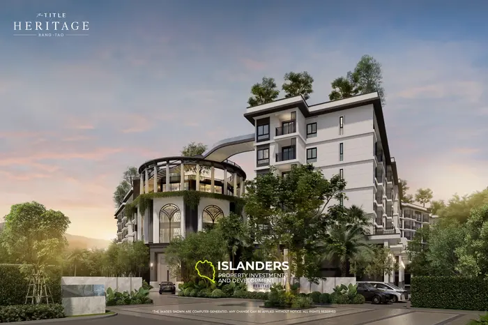 หรูหรา 3 ห้องนอน เพนท์เฮาส์ 185 ตร.ม. ชั้น 7 ขายที่บางเทา - คุณภาพพรีเมียม