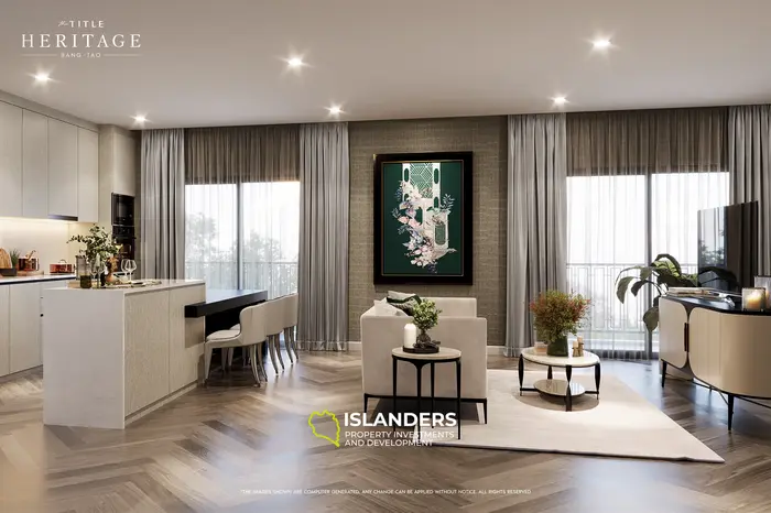 หรูหรา 3 ห้องนอน เพนท์เฮาส์ 185 ตร.ม. ชั้น 7 ขายที่บางเทา - คุณภาพพรีเมียม