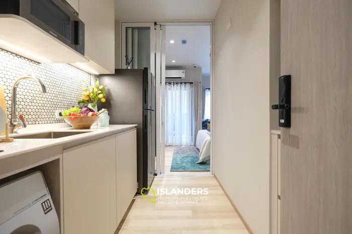 Apartamento Premium de 1 dormitorio de 27 m² en venta en Phuket, playa Nai Yang a 400 m.