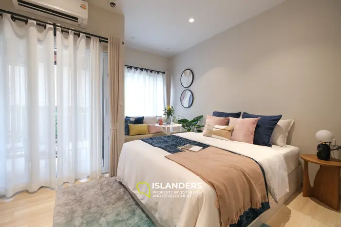 Apartamento Premium de 1 dormitorio de 27 m² en venta en Phuket, playa Nai Yang a 400 m.