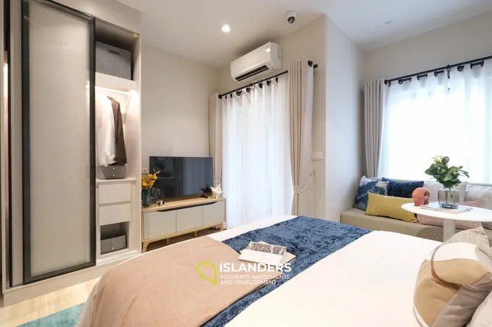 Apartamento Premium de 1 dormitorio de 27 m² en venta en Phuket, playa Nai Yang a 400 m.
