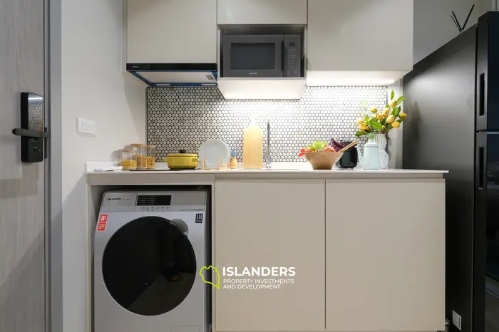 Apartamento Premium de 1 dormitorio de 27 m² en venta en Phuket, playa Nai Yang a 400 m.