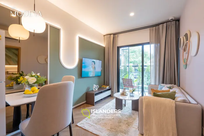 Premium 1-Bedroom Apartment 41sqm for Sale in Bang Tao Beach, Phuket 