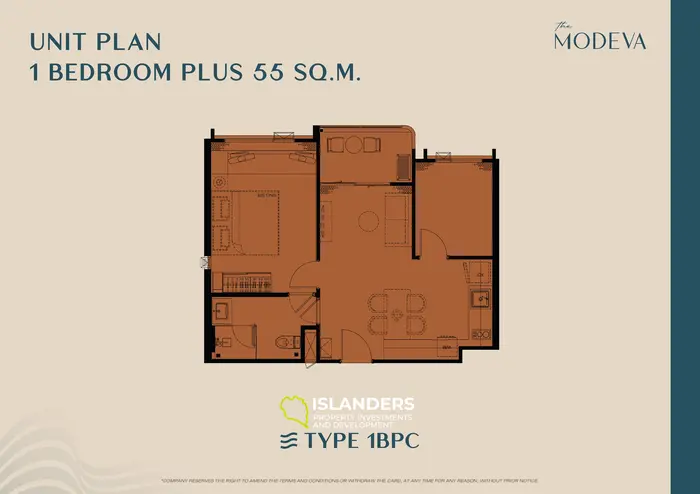Premium 1-Bedroom/plus  Apartment 55sqm for Sale in Bang Tao Beach, Phuket
