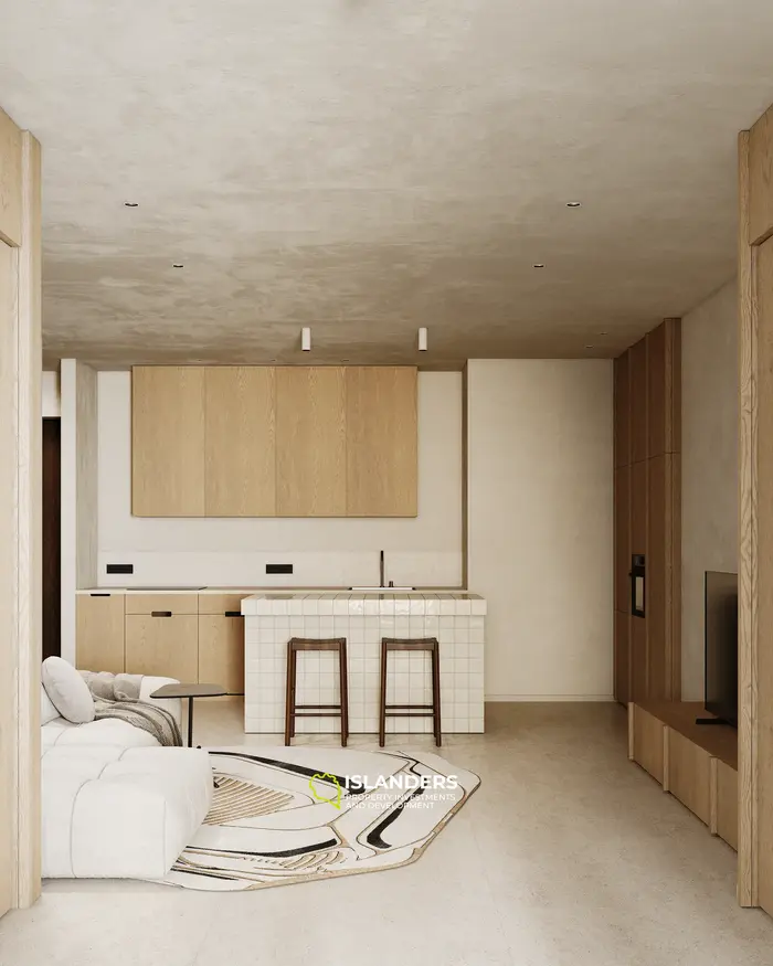 Stylische 2-Zimmer-Wohnung Gebäude A zu verkaufen in Bang Tao Beach