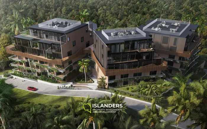 Appartement élégant de 3 chambres bâtiment B à vendre à Bang Tao Beach