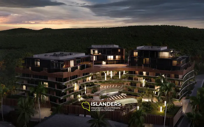 Appartement élégant de 3 chambres bâtiment B à vendre à Bang Tao Beach