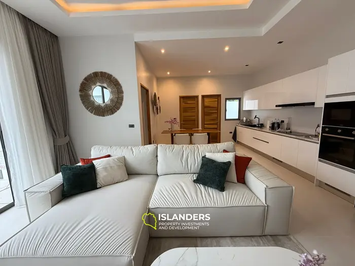 プールヴィラ 2ベッドルーム 開発されたエリアの島（マエナム）