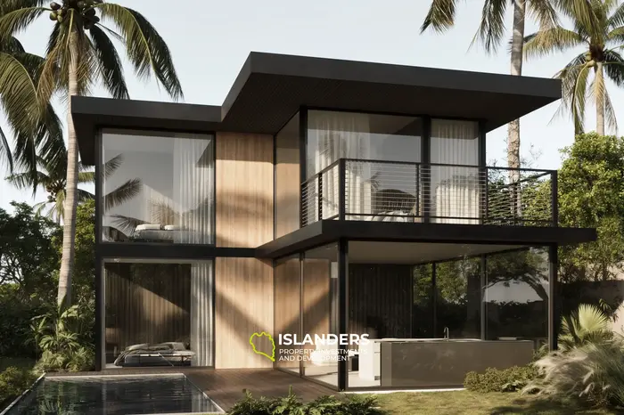 Stunning Off-Plan 3-Bedroom Villa for Sale in Bali, Badung - Premium Construction