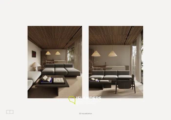 Impresionante villa de 2 habitaciones en venta en Bali, Badung - Construcción premium con vista al jardín