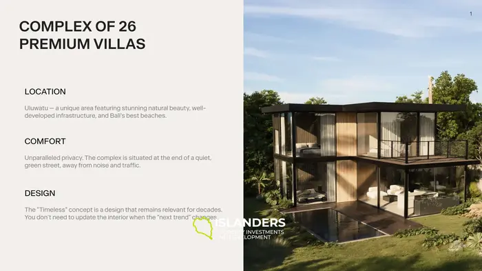 Impresionante villa de 2 habitaciones en venta en Bali, Badung - Construcción premium con vista al jardín