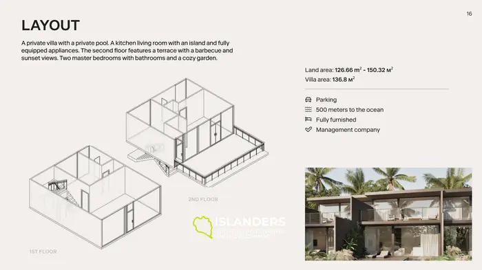 Impresionante villa de 2 habitaciones en venta en Bali, Badung - Construcción premium con vista al jardín