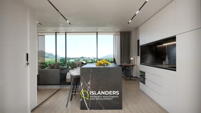1-Bedroom Studio Apartment with private garden  on 1st floor for Sale in Rawai Beach, Phuket