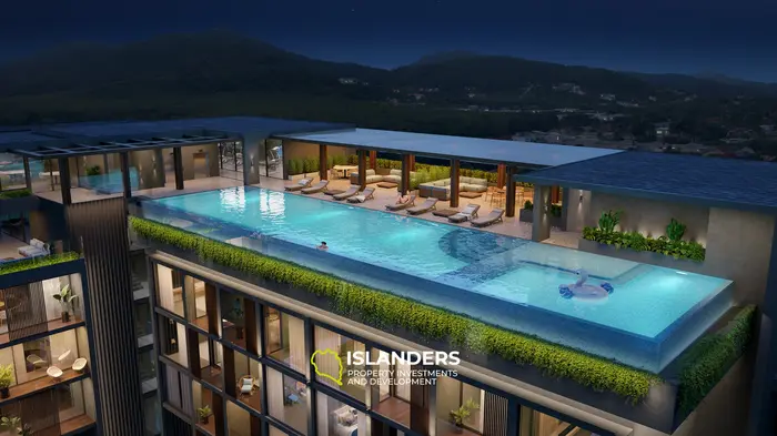 1-Bedroom Studio Apartment with private garden  on 1st floor for Sale in Rawai Beach, Phuket