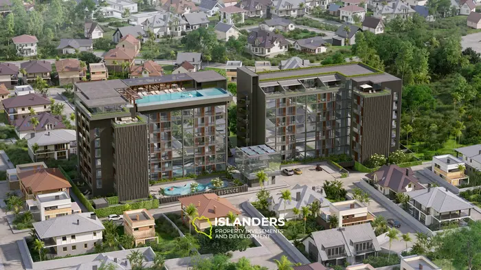 1-Bedroom Studio Apartment with private garden  on 1st floor for Sale in Rawai Beach, Phuket