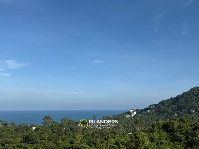Villa de 3 chambres avec piscine et vue sur l'océan depuis le salon (Chaweng)