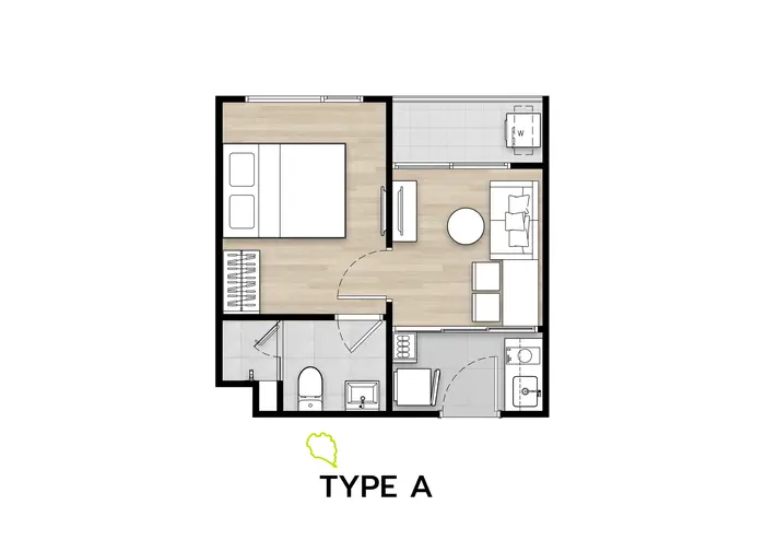Next to Central Floresta 1 BR apartment 32sqm 