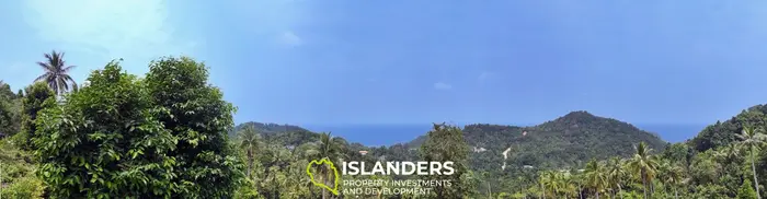 Prime Sea view land above Haad Salad