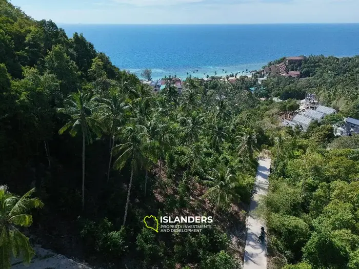 Impresionante terreno con vista al mar en Haad Yao