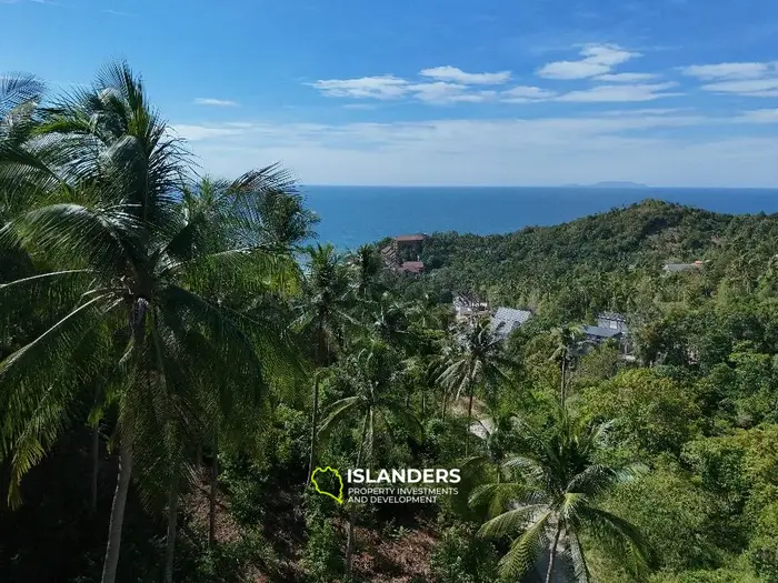 Impresionante terreno con vista al mar en Haad Yao