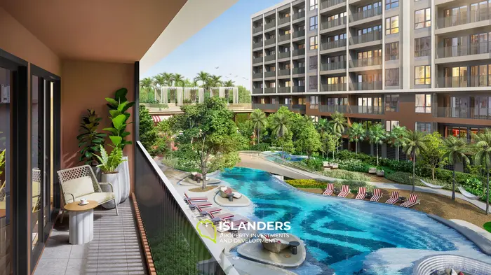 1BR อพาร์ตเมนต์ใกล้หาดกะตะ