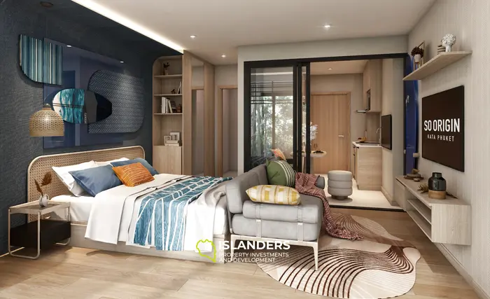 1BR อพาร์ตเมนต์ใกล้หาดกะตะ