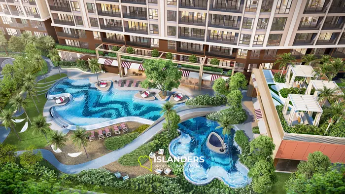อพาร์ตเมนต์ 2 ห้องนอนใกล้หาดกะตะ