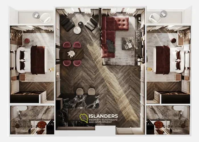 ONLY DURING CONSTRUCTION Luxurious 2 bedroom (94sqm)  Apartment 50m from  Karon beach, Phuket