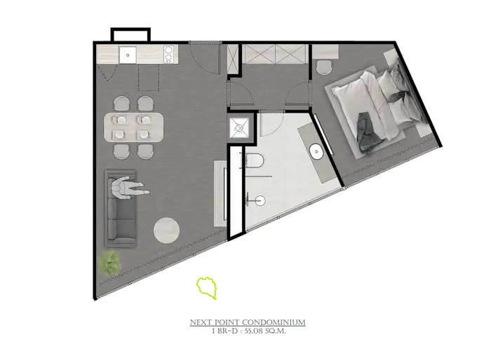 Posh 1-Bedroom apartment in Rawai