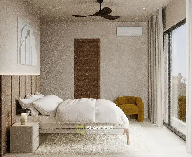 فيلا مكونة من 3 غرف نوم مع مسبح وإطلالة على البحر وتصميم مريح (بلاي ليم)