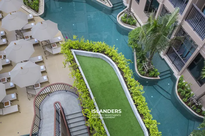 Condo/hôtel d'une chambre à la plage de Karon