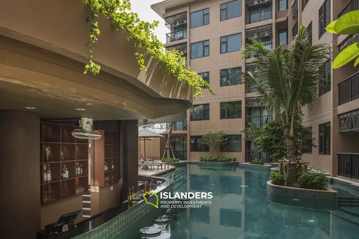 Condo/hôtel d'une chambre à la plage de Karon