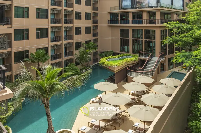 Condo/hôtel d'une chambre à la plage de Karon