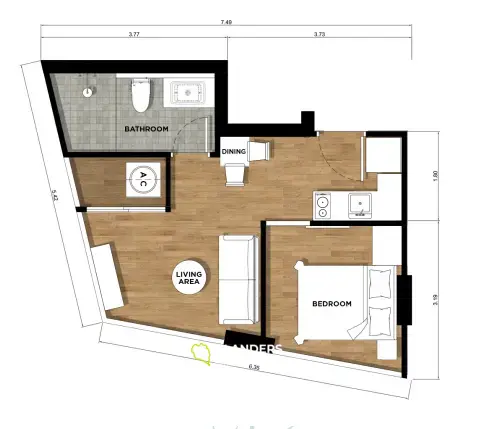 Prestigious Sea View 1-Bedroom Apartment in Karon 