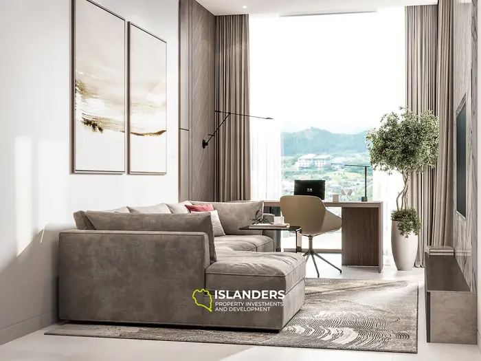 Elegant Condo 52sqm with Lake View in Phuket