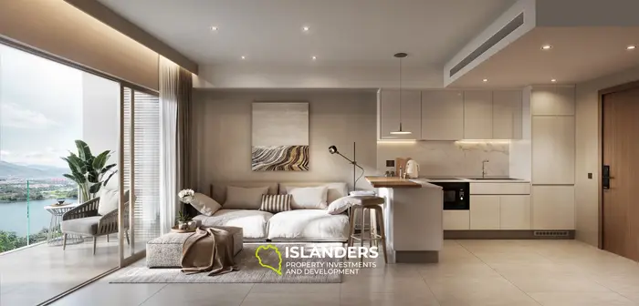 Luxuriöse 1-Zimmer-Wohnung mit atemberaubendem Stadtblick am Bang Tao Beach