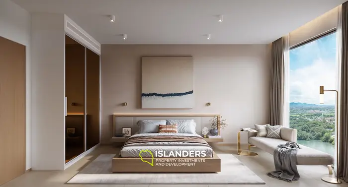 Luxuriöse 1-Zimmer-Wohnung mit atemberaubendem Stadtblick am Bang Tao Beach
