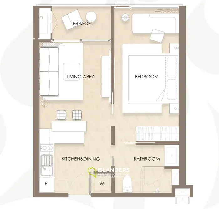 Luxuriöse 1-Zimmer-Wohnung mit atemberaubendem Stadtblick am Bang Tao Beach