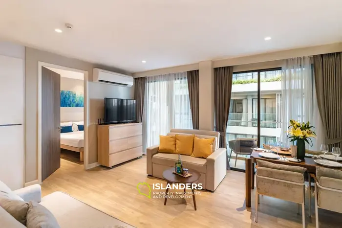 2-Zimmer-Wohnung mit Gartenblick, Bang Tao Beach