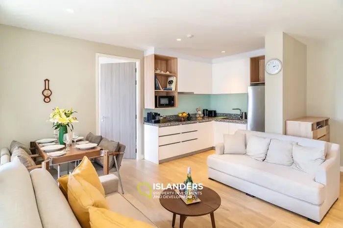2-Zimmer-Wohnung mit Gartenblick, Bang Tao Beach