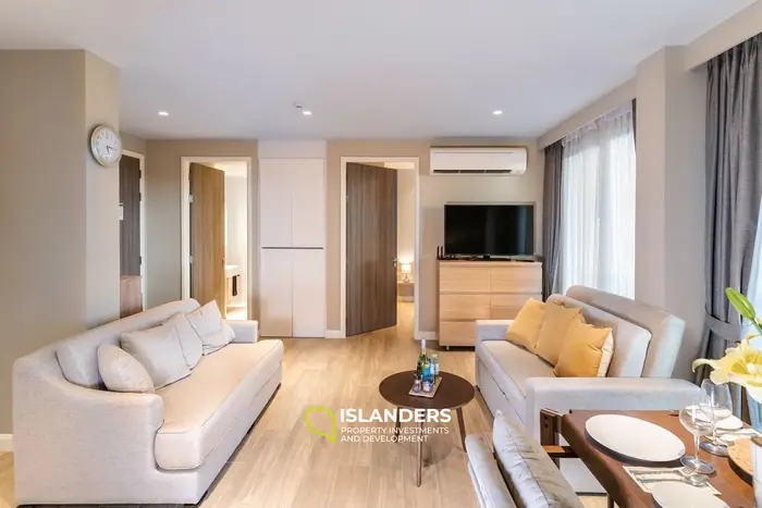 2-Zimmer-Wohnung mit Gartenblick, Bang Tao Beach