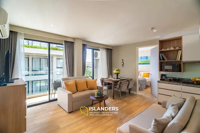 2-Zimmer-Wohnung mit Gartenblick, Bang Tao Beach