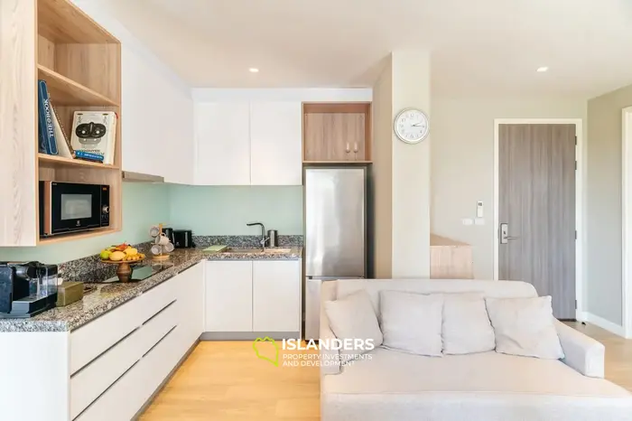 2-Zimmer-Wohnung mit Gartenblick, Bang Tao Beach