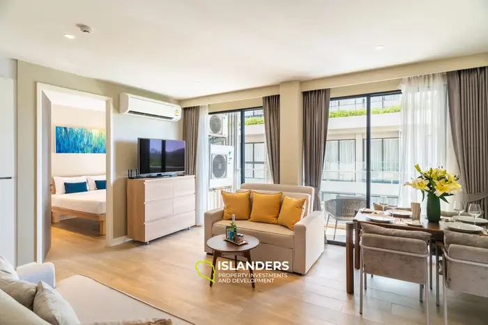 2-Zimmer-Wohnung mit Gartenblick, Bang Tao Beach
