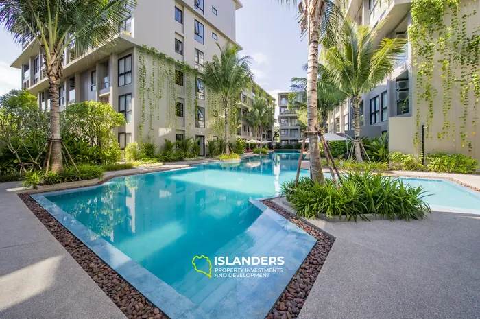 1 Schlafzimmer Wohnung mit Gartenblick 6. Etage, Bang Tao Beach