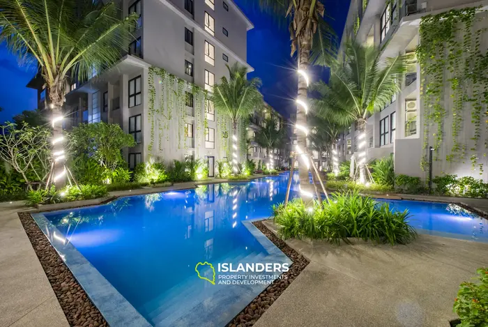 1 Schlafzimmer Wohnung mit Gartenblick 6. Etage, Bang Tao Beach